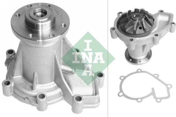 Помпа води MB C-class (W202)/E-class (W124) 2.5D/3.0D 84-00 (OM603/605/606) 538 0207 10 INA 538-0207-10 (фото 1)