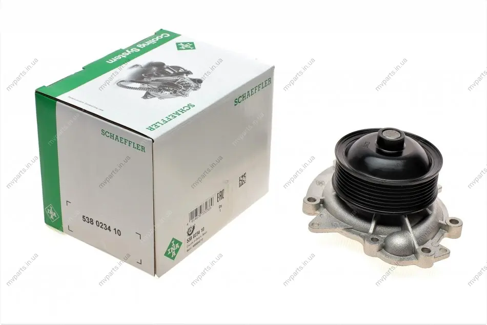 Помпа води MB Sprinter(906) 3.0CDI/BlueTEC, OM642 06-, 7PK, 135/140kw 538 0234 10 INA 538-0234-10 (фото 1)