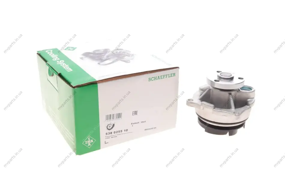 Помпа води Ford Focus I/Mondeo II/Transit/Tourneo Connect 1.6/1.8/2.0 16V 02-13 538 0255 10 INA 538-0255-10 (фото 1)