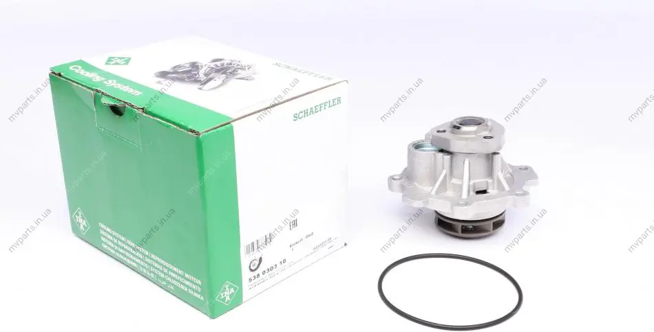 Помпа води Opel Astra/Vectra/Zafira/Insignia/Corsa 1.6/1.8 02-/Chevrolet Aveo 1.4/1.6 08- 538 0303 10 INA 538-0303-10 (фото 1)