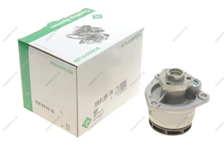 Помпа води Opel Astra G/Omega B/Vectra B/C 2.2 DTI 00- 538 0316 10 INA 538-0316-10 (фото 1)