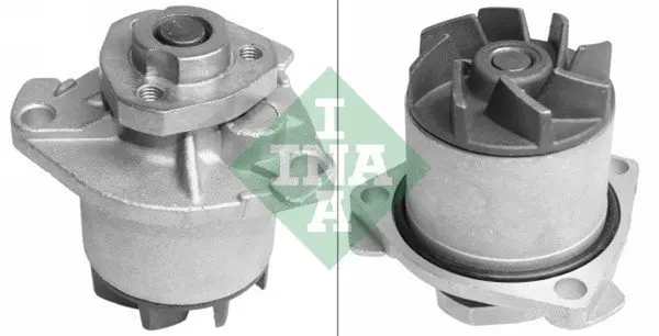 Помпа води VW Golf/Jetta/Passat/T4 2.8/2.8-2.9 VR6/3.2 92-06/Ford Galaxy 2.8 VR6 96-01 538 0350 10 INA 538-0350-10 (фото 1)