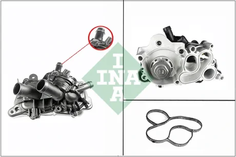 Помпа води Skoda Fabia/Octavia/VW Caddy/Golf/Passat/Seat 1.0/1.2/1.4TSI/1.6 12- 538 0364 10 INA 538-0364-10