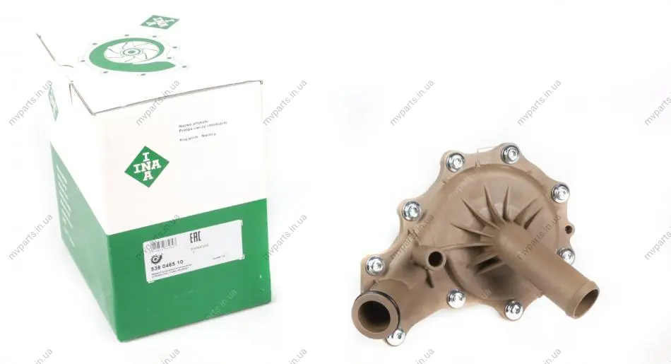 Помпа води Fiat Ducato 2.2D/Citroen Jumper 2.2HDI/Ford Transit 2.2TDCi 06- 538 0465 10 INA 538-0465-10 (фото 1)