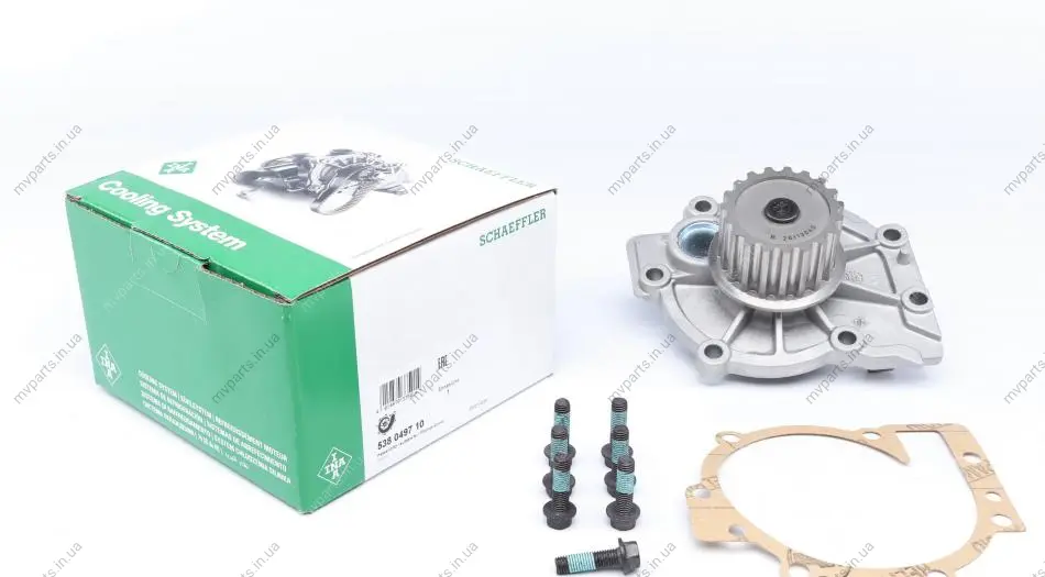 Помпа води Volvo V60/V70/S60/S80 01- 538 0497 10 INA 538-0497-10 (фото 1)
