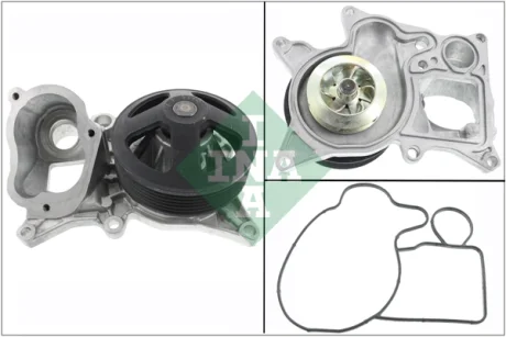 Помпа води BMW 3 (F30/F80/F34)/4 (F36/F33/F83)/5 (F10/F07/F11), N57 538 0715 10 INA 538-0715-10