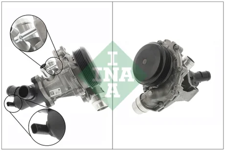 Помпа води MB A-class (W176)/B-class (W246/W242) 1.8/2.2CDI 11-, OM651 538 0731 10 INA 538-0731-10