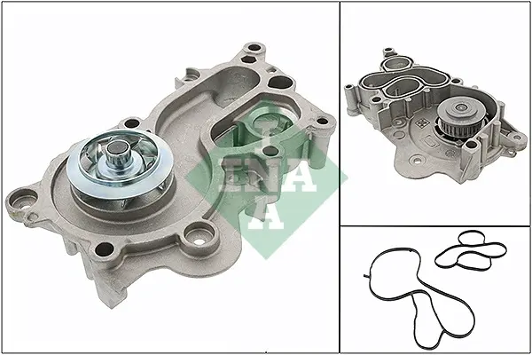 Помпа води Audi A3 1.4TFSI 12-14/Seat Ibiza IV/V/Skoda Fabia III/VW Polo 1.0/1.0TSI 14- 538 0746 10 INA 538-0746-10 (фото 1)
