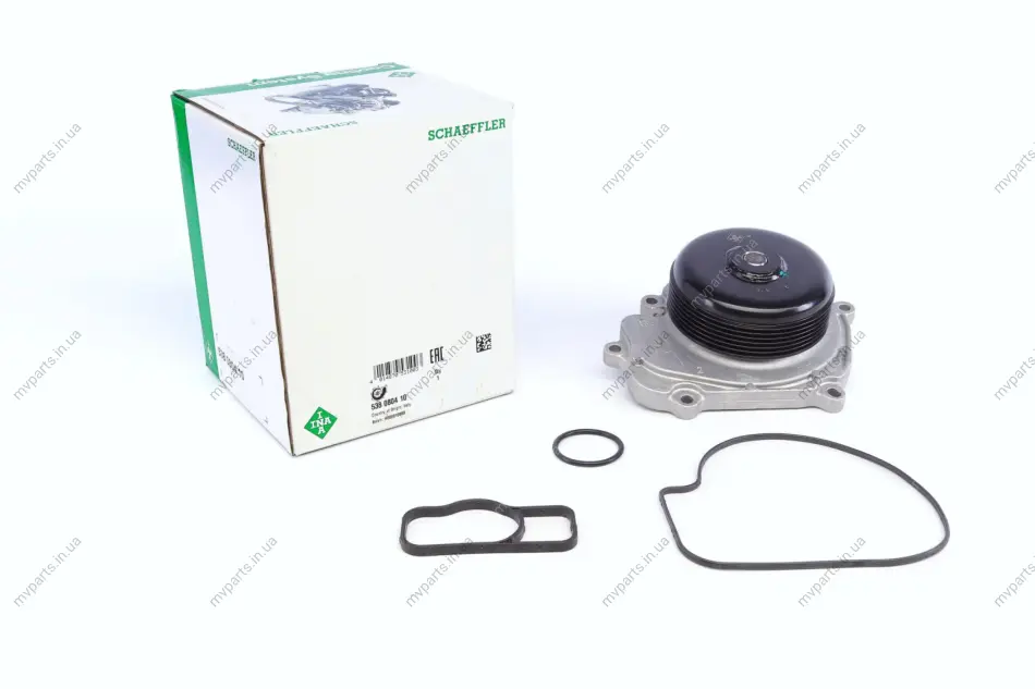 Помпа води MB C-class (W204/S204)/E-class (W212)/Vito (W447) (OM651) 08- (управл. вакуум.) 538 0804 10 INA 538-0804-10 (фото 1)