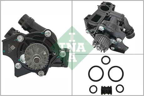 Помпа води Audi A3-A8 1.8TFSI/2.0TFSI/Skoda Octavia 1.8TSI/2.0RS/VW Golf V/VI 2.0TSI 06- 538 0980 10 INA 538-0980-10