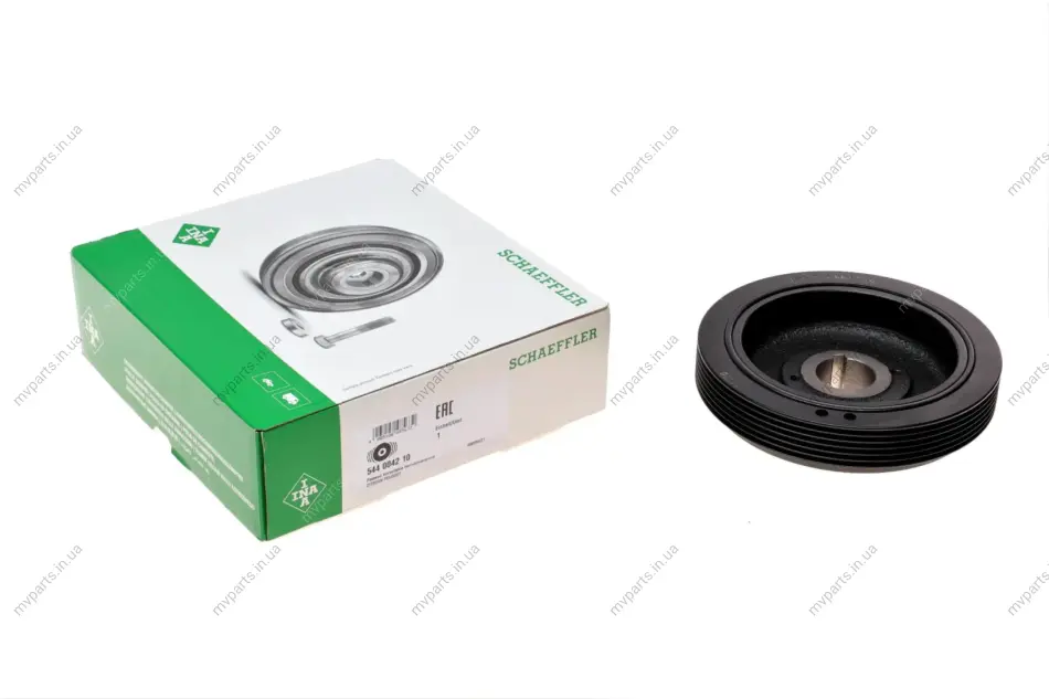 Шків колінвалу Citroen Berlingo/Jumpy/Peugeot Expert 1.8-1.9D 95-02 (6PK) 544 0042 10 INA 544-0042-10 (фото 1)