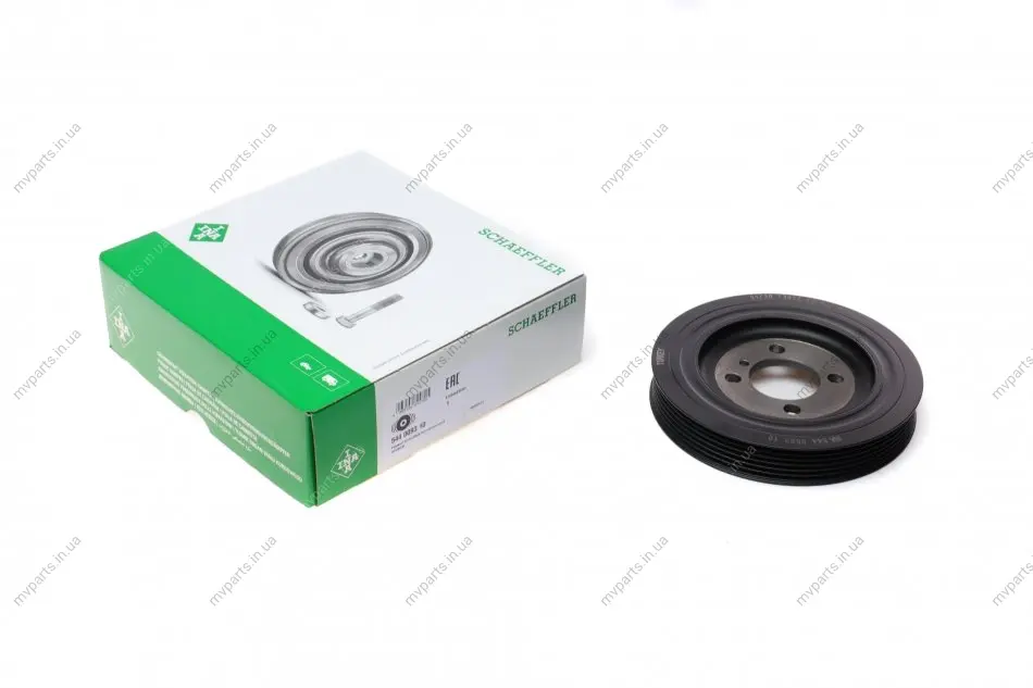Шків колінвалу Hyundai Accent/Elantra/Santa Fe 2.0/2.2CRDi 01-12, (D3DA/D3EA/D4EA/D4EB) 544 0093 10 INA 544-0093-10 (фото 1)