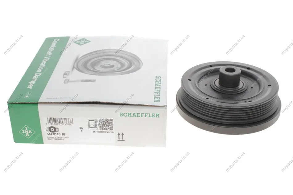 Шків колінвалу Ford Connect 1.8TDCI 90PS 02-13 (6PK) 544 0143 10 INA 544-0143-10 (фото 1)