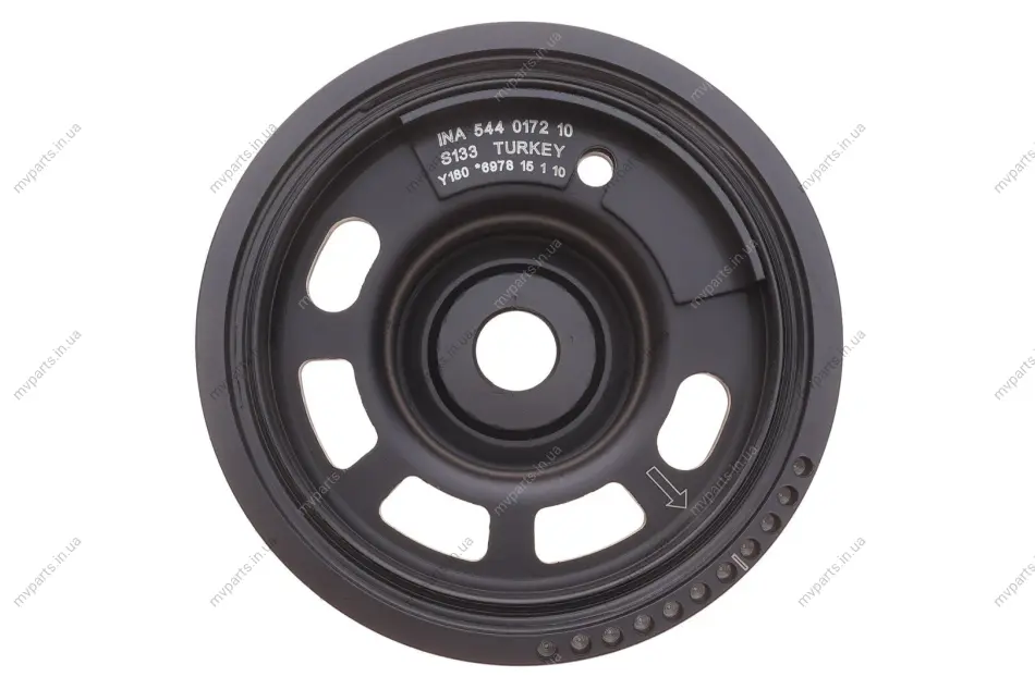 Шків колінвалу Audi A1/A3/Q2/Skoda Fabia/Kamiq/VW Caddy 1.0 15- 544 0172 10 INA 544-0172-10 (фото 1)