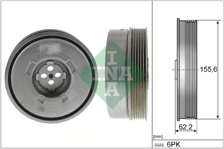 Шків колінвалу BMW X1 (F48) 15- B38 A15 A 544 0501 10 INA 544-0501-10