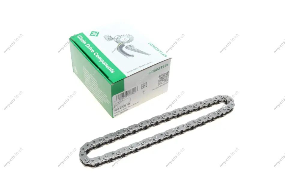 Ланцюг ГРМ BMW 5 (E60)/7 (E65/E66/E67)/X5 (E53/E70) 03-10 N62 553 0239 10 INA 553-0239-10 (фото 1)