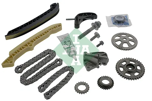Комплект ланцюга ГРМ Skoda Fabia/VW Fox 1.2i 01-08 (+зірочки) 559 1006 50 INA 559-1006-50 (фото 1)