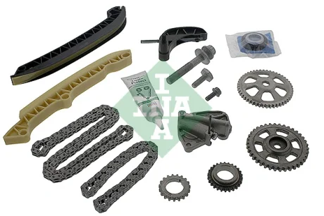 Комплект ланцюга ГРМ Skoda Fabia/VW Fox 1.2i 01-08 (+зірочки) 559 1006 50 INA 559-1006-50