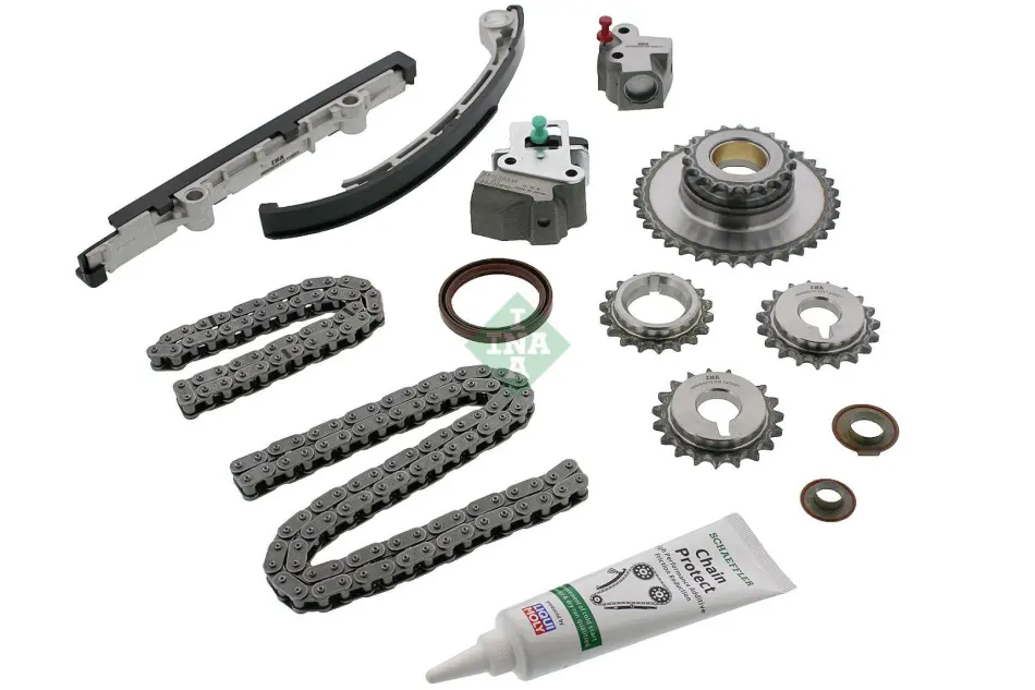 Комплект ланцюга ГРМ Nissan Pick UP(D22)/Navara(D22)/Terrano 2.4/2.4i 4WD, 97-05, (KA24DE) 559 1013 30 INA 559-1013-30 (фото 1)