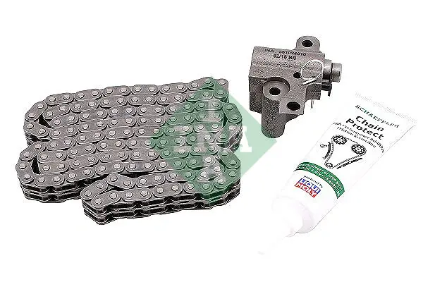 Комплект ланцюга ГРМ Ford Mondeo III 2.0 TDCi/Transit 2.4 DI 00-06 (ланцюг, натяжник) 559 1814 10 INA 559-1814-10 (фото 1)