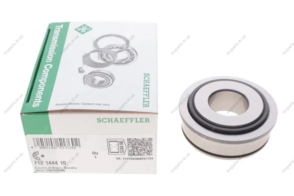 Підшипник КПП VW T5 (29.998x77.50x27.80) (5/6 передача) 0A5, (F-805315.02) 712 1444 10 INA 712-1444-10 (фото 1)