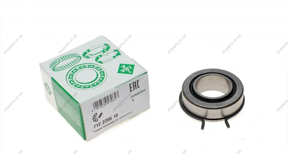 Підшипник КПП VW Caddy III/IV 1.6/2.0 TDI 04-, (F-589518.01) 712 2206 10 INA 712-2206-10 (фото 1)