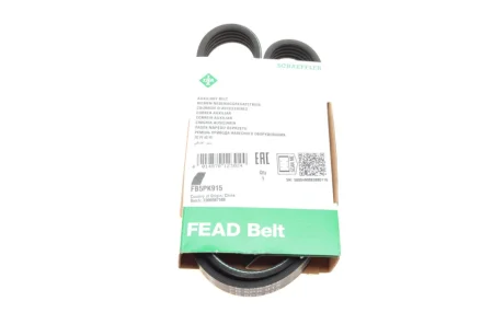 Ремінь генератора Renault Kangoo 1.2 97- (5PK915) FB 5PK915 INA FB-5PK915