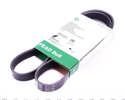 Ремінь генератора Citroen Jumper 2.0HDI FB 6PK1183 INA FB-6PK1183