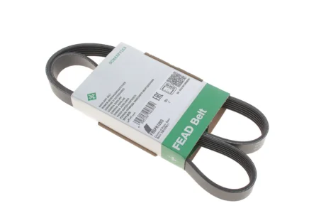 Ремінь генератора Renault Scenic 1.6 16V/Bifuel 79/81kw 09-, K4M 866 FB 6PK1203 INA FB-6PK1203