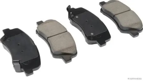 Колодки гальмівні передні дискові HYUNDAI, KIA (вир-во Jakoparts) JAKOPARTS J3600556