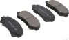 Колодки гальмівні Nissan QASHQAI (J10, JJ10) 07-; X-TRAIL (T30, T31) 01- (вир-во Jakoparts) JAKOPARTS J3601098 (фото 1)