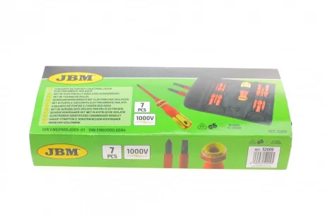 Набір діелектричних викруток 1000В SL, PH 6 од. JBM 52009