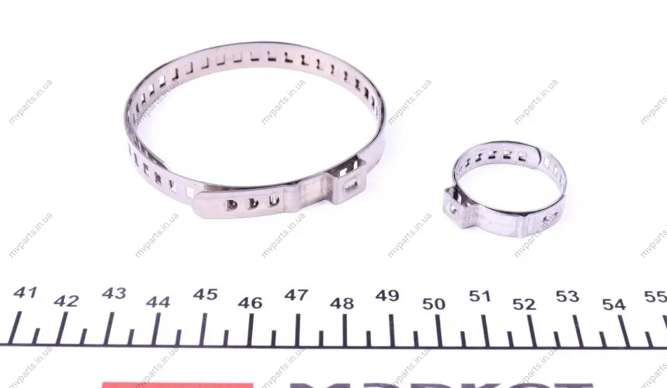 Хомут затискний для пильника ШРКП Ø15-45 мм Ø50-120 мм 2 од. JBM 52633 (фото 1)