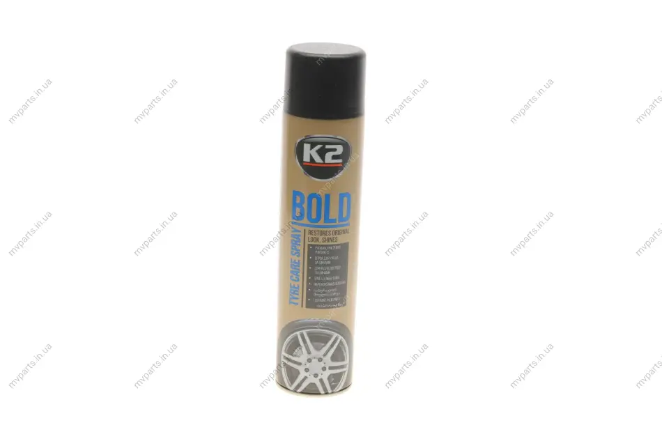 Засіб для очищення та блиску гуми Bold (600ml) K2 K1561 (фото 1)