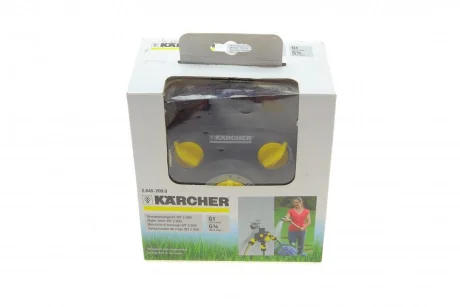 Таймер для поливу WT 2 + розподілювач 3-х канальний G1 з перехідником G3/4 KAERCHER 2.645-209.0 Kaercher 2-645-209-0