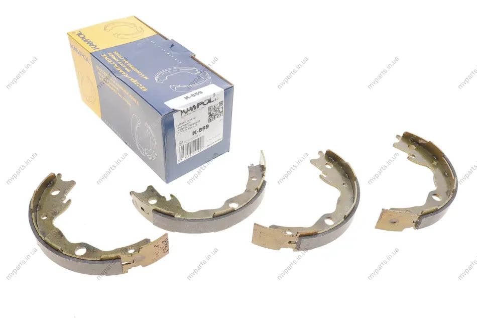 Колодки ручника Nissan X-Trail/Juke/Toyota RAV4/Mitsubishi Outlander II 07-12 (172x32) KAMPOL K-859 (фото 1)