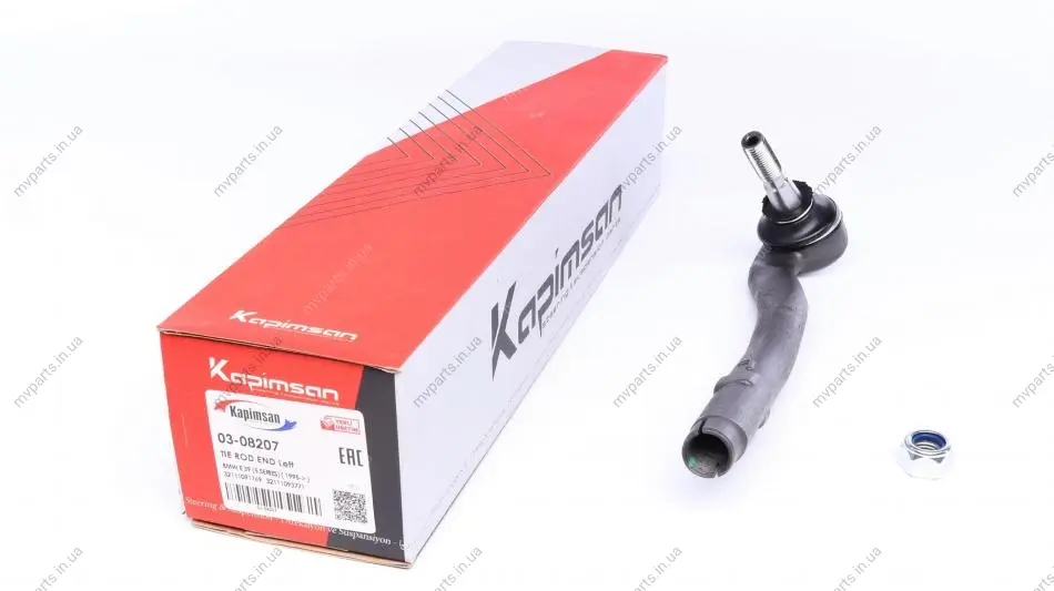 Наконечник тяги рульової (L) BMW 5 (E39) 95- KAPIMSAN 03-08207 (фото 1)