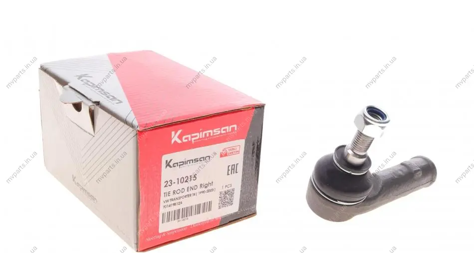Наконечник тяги рульової (R) VW T4 91-95 (d=16mm) KAPIMSAN 23-10215 (фото 1)