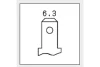 Датчик температури охолоджуючої рідини Nissan Micra II 1.0-1.4 i 16V 92-03 PARTS KAVO ECT-6504 (фото 5)