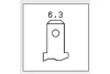 Датчик температури охолоджуючої рідини Nissan Almera 95-00/Sunny 1.4-2.0 90-95 PARTS KAVO ECT-6509 (фото 5)