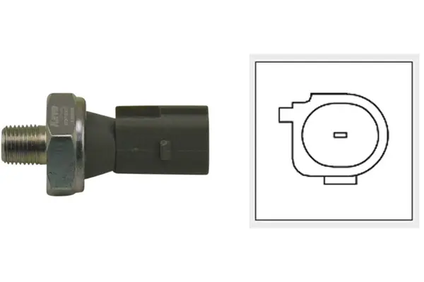 Датчик тиску оливи Mitsubishi Colt/Galant/L200/Montero 1.1-3.8 V6 02- (0,2 bar) PARTS KAVO EOP-5503 (фото 1)