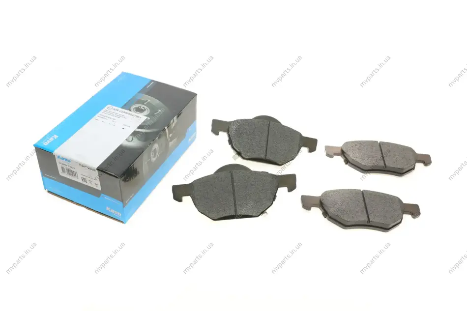 Колодки гальмівні (передні) Honda Accord VII 03-08 (155.1x62/69) PARTS KAVO KBP-2036 (фото 1)