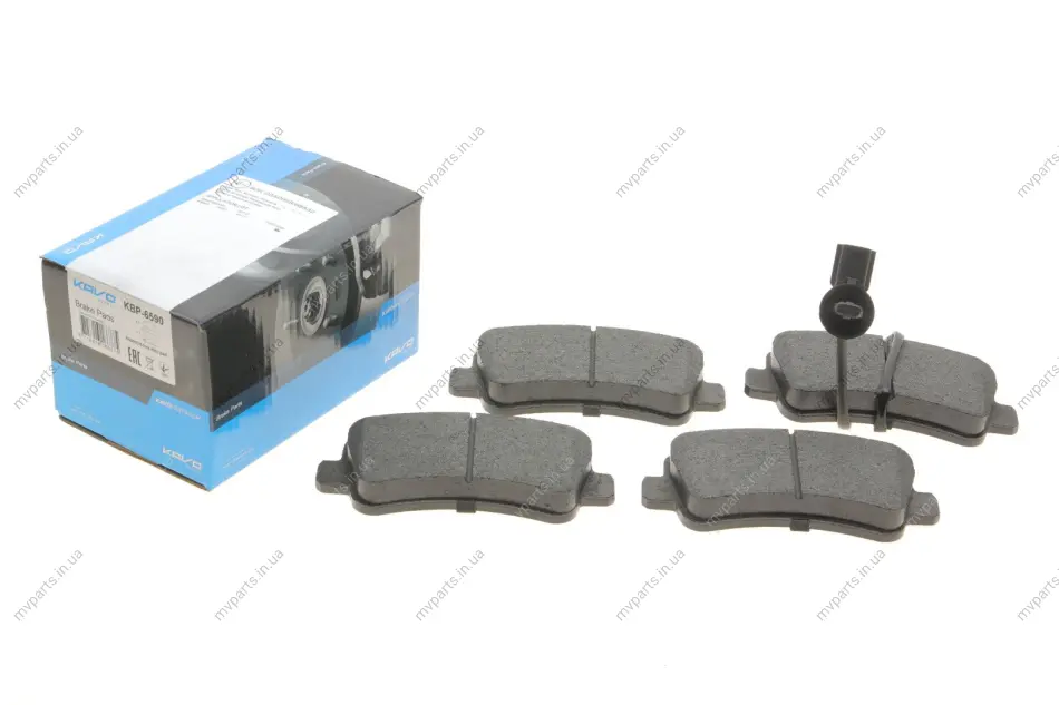 Колодки гальмівні (задні) Renault Master III/Opel Movano B 2.3 CDTI 10- (однокатк.) PARTS KAVO KBP-6590 (фото 1)
