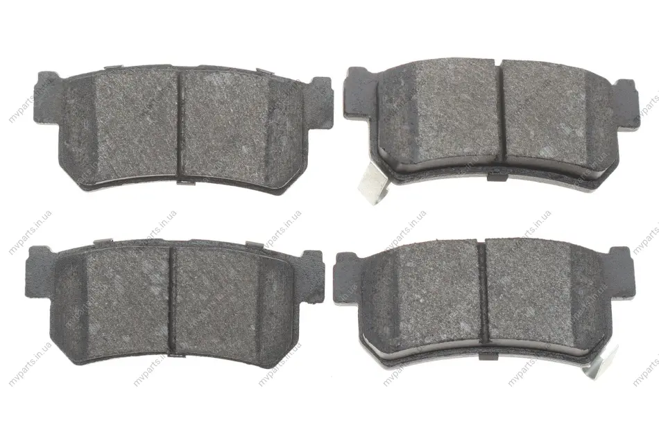 Колодки гальмівні (задні) SsangYong Rexton 02-/ Actyon 05- (Akebono) PARTS KAVO KBP-7501 (фото 1)