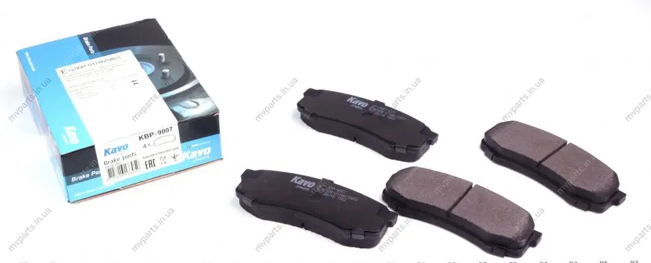 Колодки гальмівні (задні) Toyota Land Cruiser 2.4/4.5 84- (Sumitomo) PARTS KAVO KBP-9007 (фото 1)
