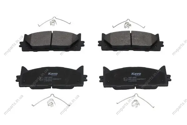 Колодки гальмівні (передні) Toyota Camry/Lexus ES 01- PARTS KAVO KBP-9087 (фото 1)