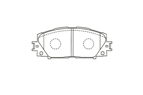 Колодки гальмівні (передні) Toyota Prius 08- (Akebono) PARTS KAVO KBP-9140