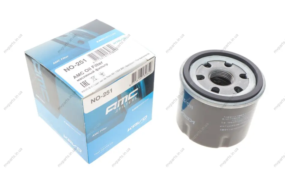 Фільтр масляний Renault Kangoo 1.2 97-09 (бензин) PARTS KAVO NO-251 (фото 1)