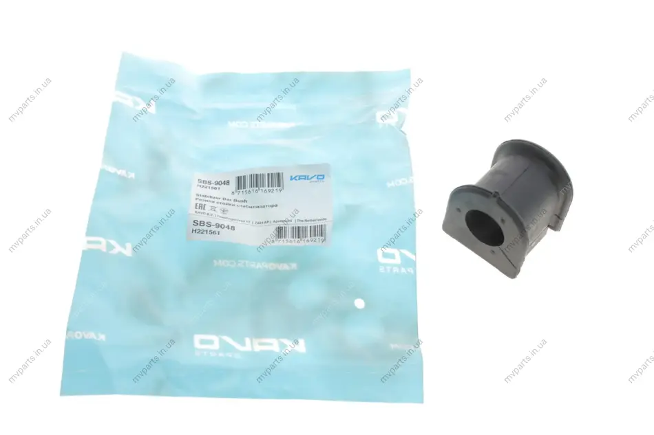 Втулка стабілізатора (переднього) Toyota Corolla/Avensis 02-09 (d=22.5mm) PARTS KAVO SBS-9048 (фото 1)