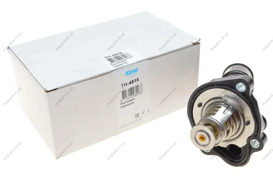 Термостат Ford Mondeo V 2.0 EcoBoost 14-/Focus III 2.0ST 12-/Mazda 3/5 1.8/2.0 05- (82°C) PARTS KAVO TH-4516 (фото 1)